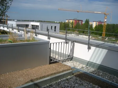 Dachterrasse vorher, keine Bepflanzung