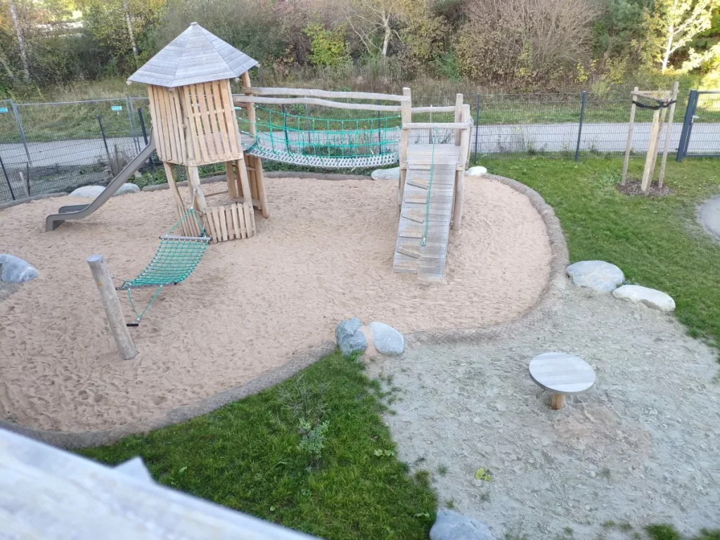 Perspektive Außenanlage Kindergarten Germering
